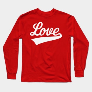 Love (Lettering / White) Long Sleeve T-Shirt